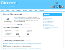 Tablet Screenshot of ciberacoso.net